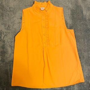 Yellow J. Crew Tank Blouse NWOT